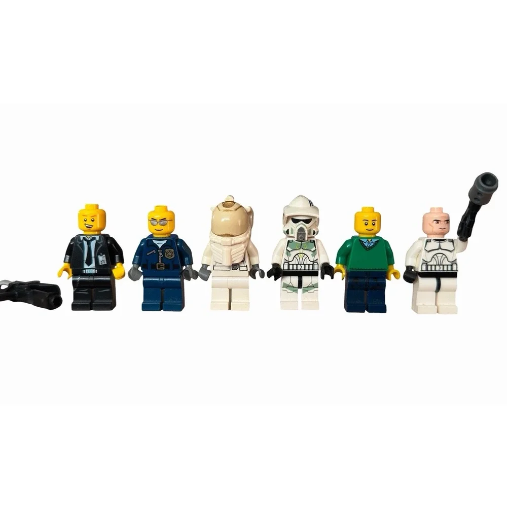 LEGO Minifigures Lot - Police, Space, Chef,  Construction, and More
